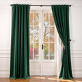 Lazzzy Velvet Blackout Curtains Emerald Green 96in - Luxury Thermal