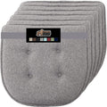GORILLA GRIP Slip Resistant Tufted Chair Cushions Set of 6 - Memory