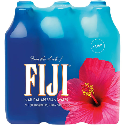 Hydrate in Style: FIJI Artesian Water 1L, Pack of 6