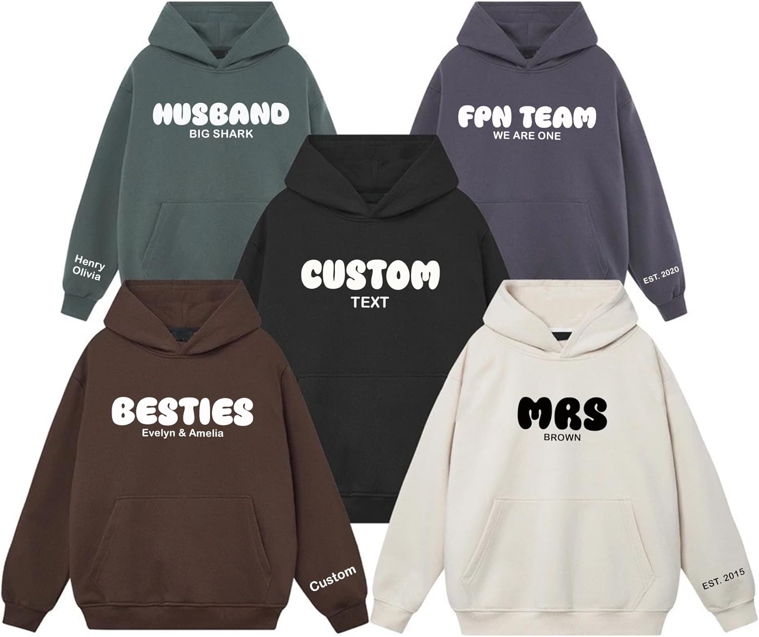 Personalized Hoodies for All - Design Custom Print - Parahouse