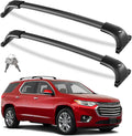 KINGGERI Lockable Roof Rack Cross Bar for Chevy Traverse 2018-2021