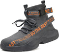 Furuian Steel Toe Work Shoes for Men Women - Lightweight Safety meets