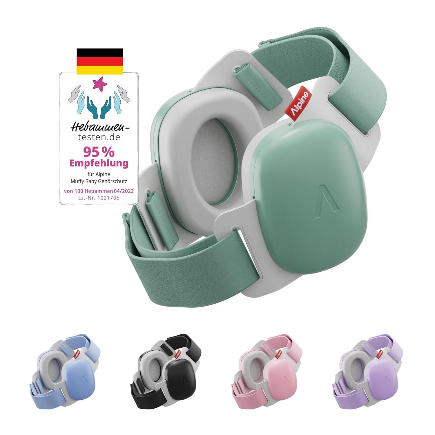 Alpine Muffy Baby Comfort Ear Defenders for Hearing Protection
