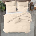 Queen Size Duvet Cover 100% Egyptian Cotton Sateen - Ultra Soft