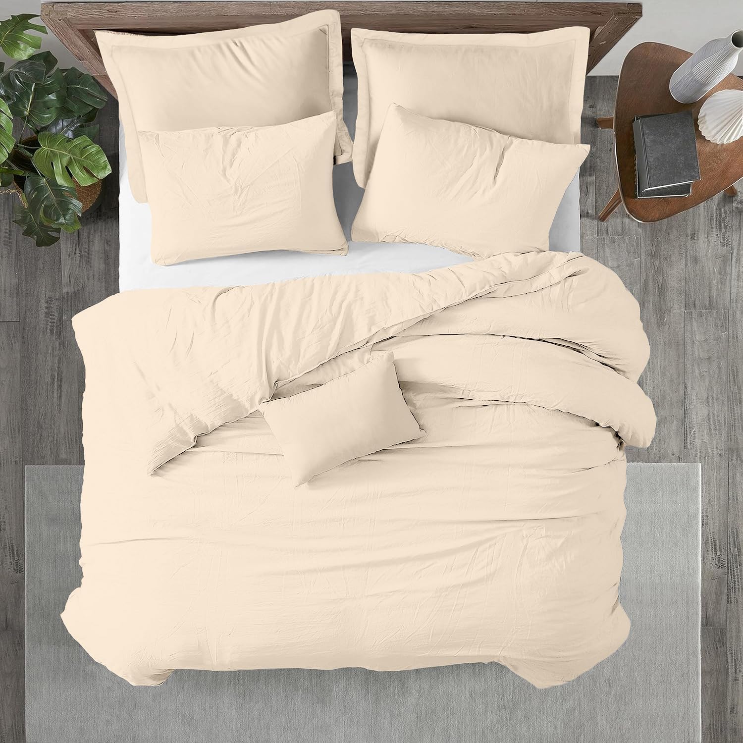 Queen Size Duvet Cover in 100% Egyptian Cotton for Luxury Sleep