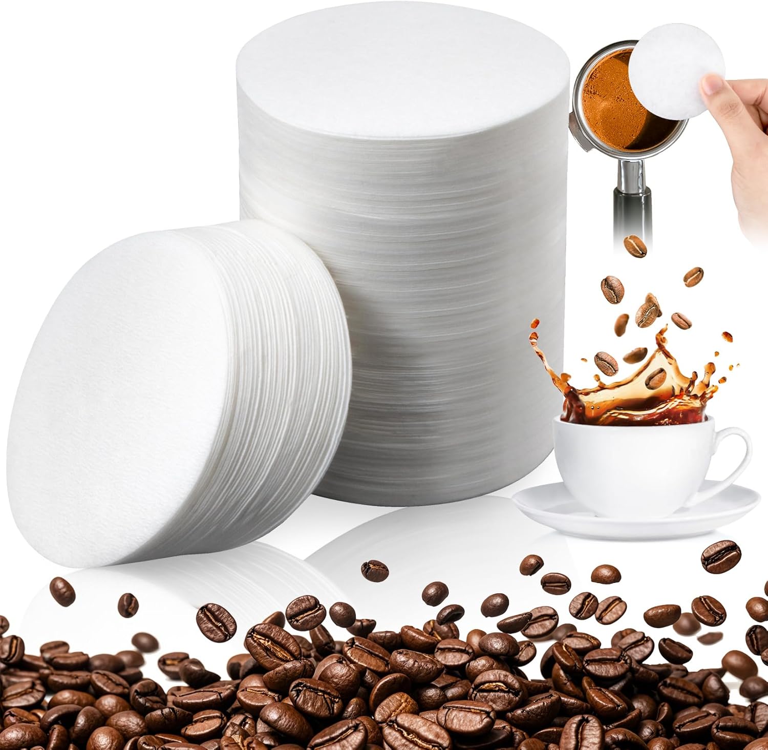800 RAINFLOW Coffee Filters: Portable Microfilters for Perfect Brews!