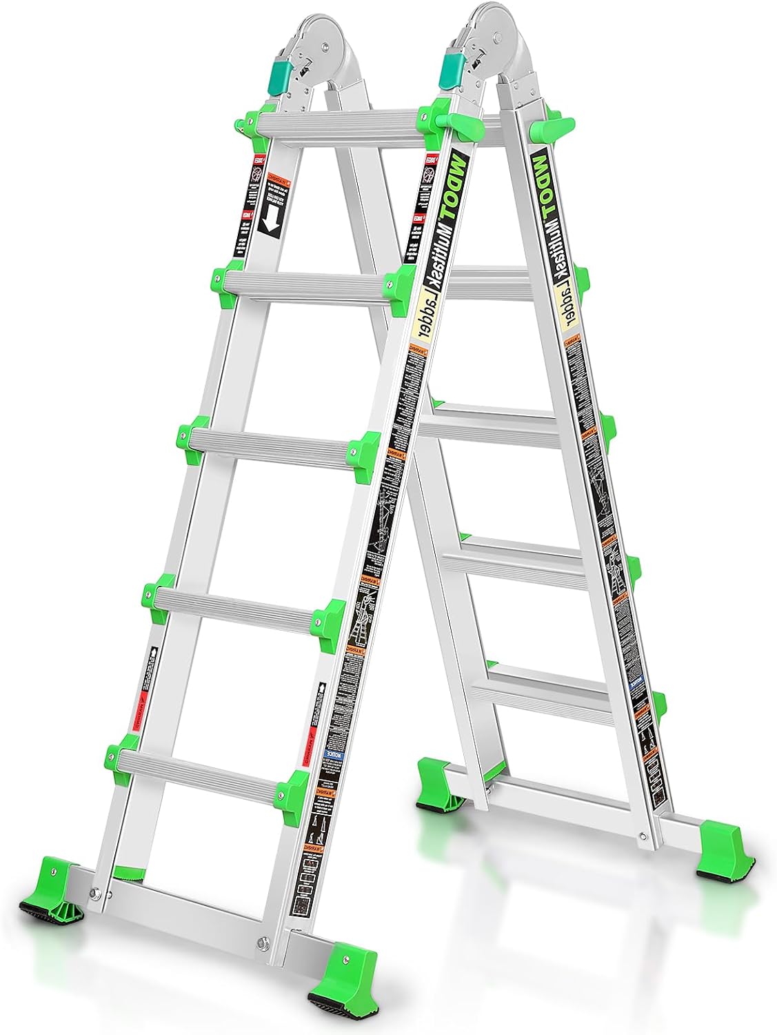 Multi Position 5 Step Ladder Extension for Home and Outdoor Use