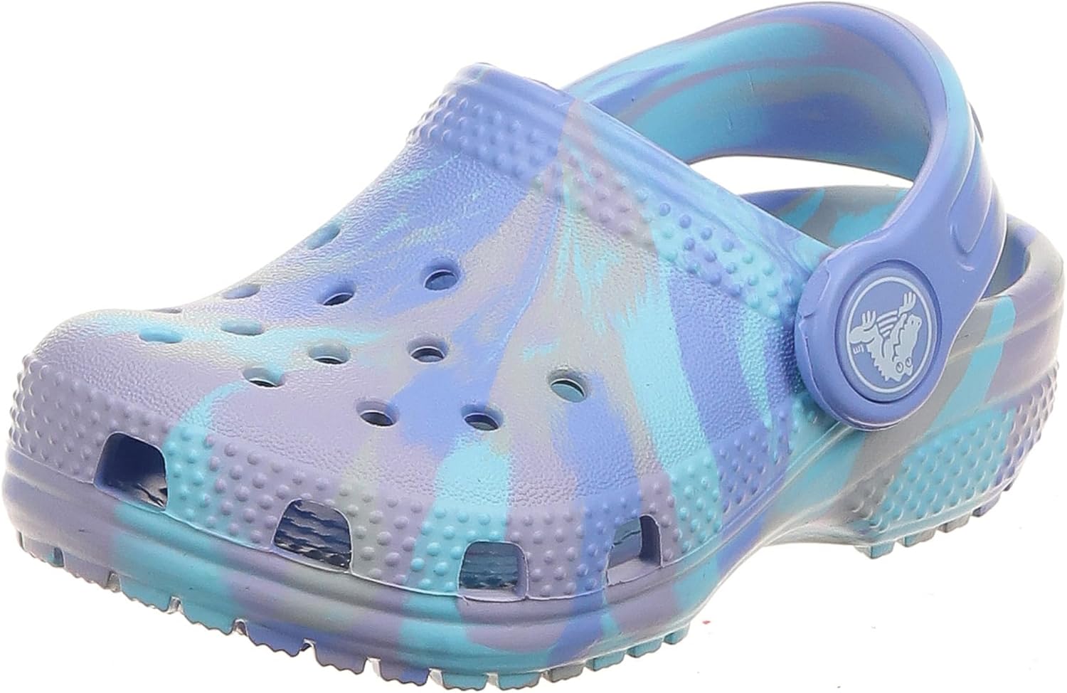 Crocs Kids Classic Marbled Tie-Dye Clogs for Fun and Comfort