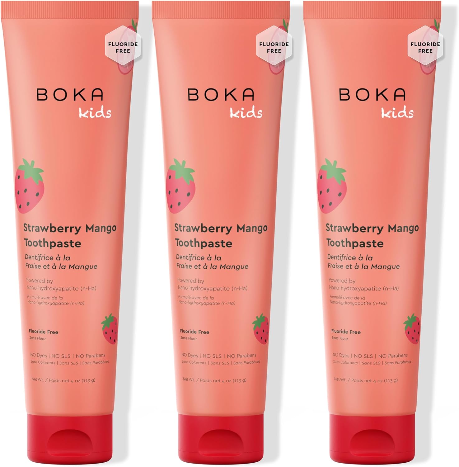 Boka Fluoride Free Toothpaste with Nano Hydroxyapatite for Kids