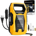 AC/DC Tire Inflator Portable Air Compressor - Dual Power, Fast Inflate