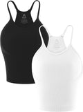 Sunzel Free to Be Tank - Stylish Crop Ribbed Workout Top