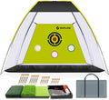 SAPLIZE 10x7 ft Noise Reduction Golf Net Kit - Ultimate Backyard Golf Practice Set