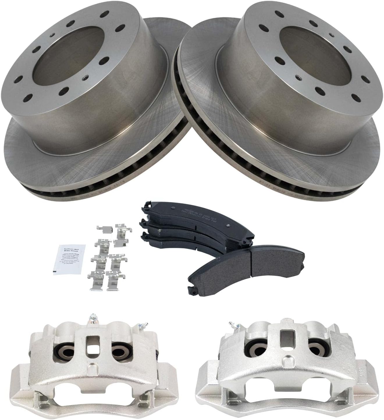 TRQ Rear Semi-Metallic Brake Pad, Rotor & Caliper Kit Review