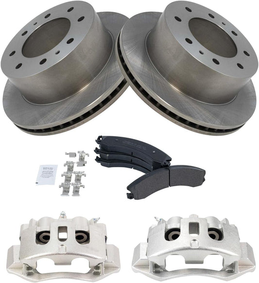 TRQ Rear Semi-Metallic Brake Pad, Rotor & Caliper Kit Review