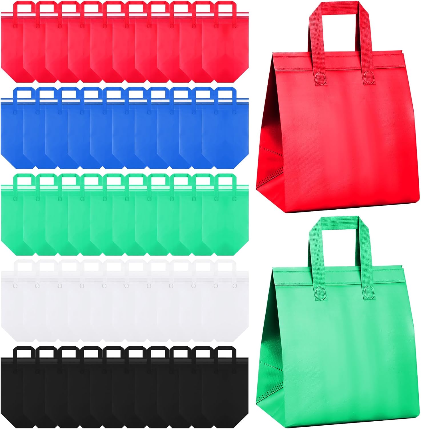 Insulated Take Out Bags Bulk for Food Delivery and Storage