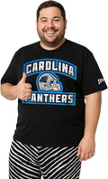 Zubaz NFL Teams Men's Short Sleeve Vibrant Team Colors Graphic