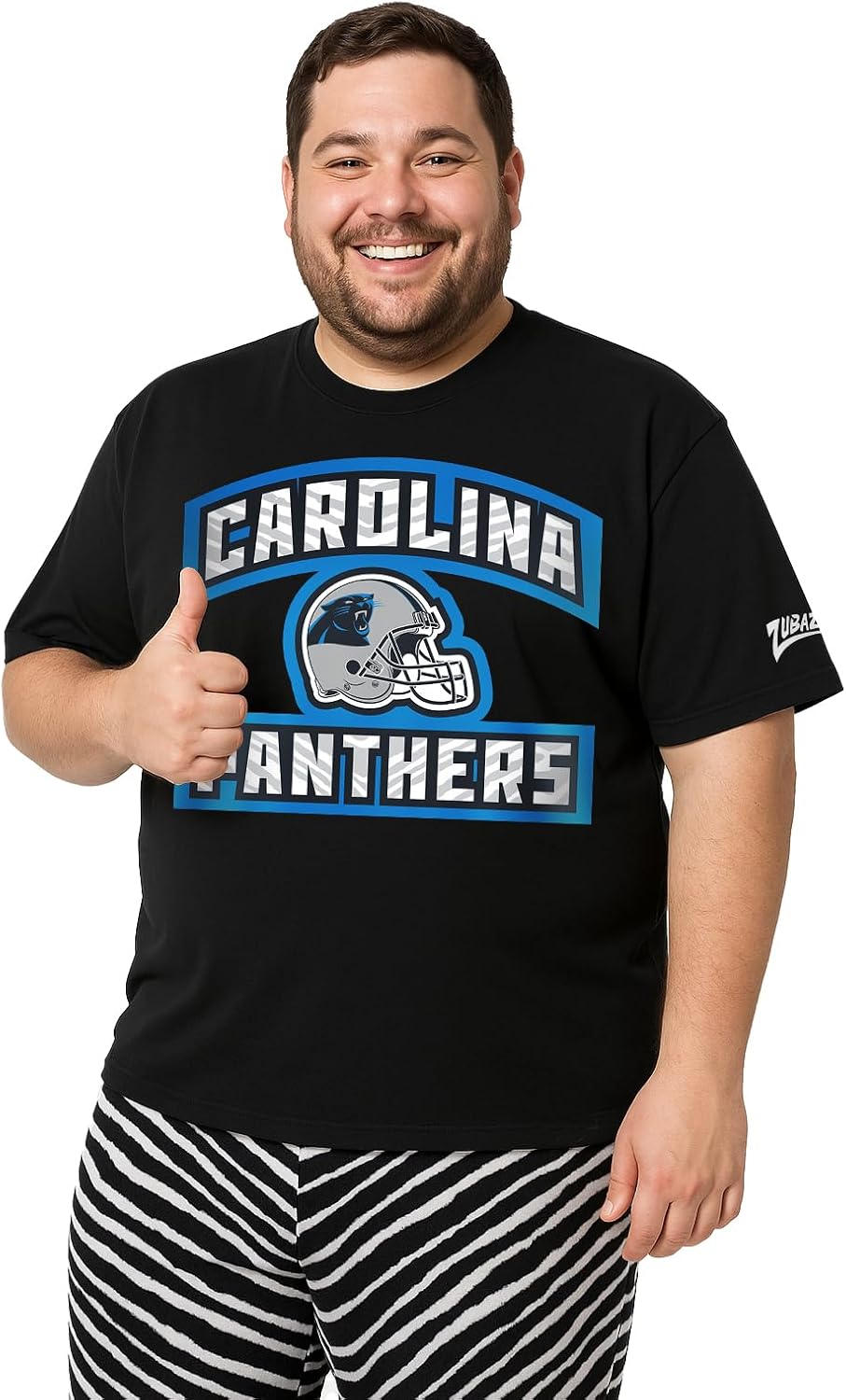Zubaz NFL Teams Men's Short Sleeve Graphic T-Shirt for Fans