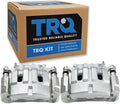 TRQ Front Brake Caliper Set Compatible with 2014-2019 Jeep Cherokee