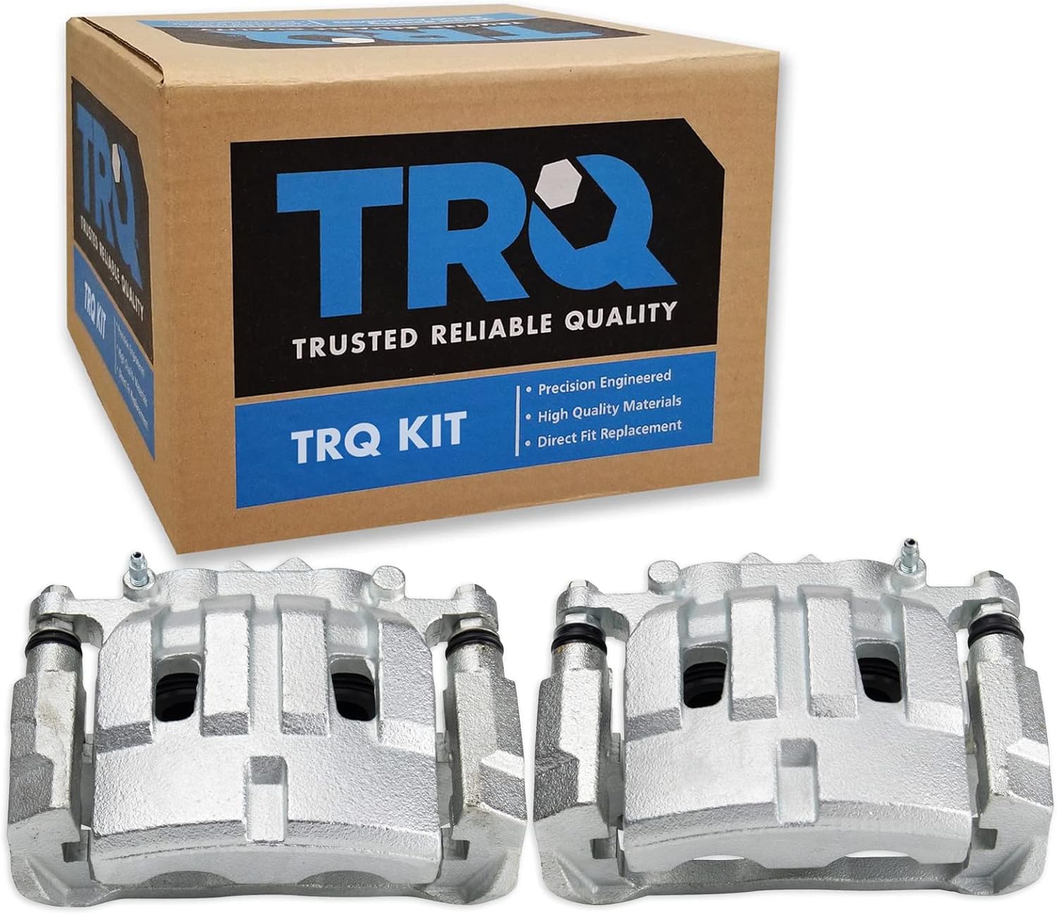 TRQ Front Brake Caliper Set for 2014-2019 Jeep Cherokee