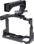 Hersmay A7III Camera Cage with Top Handle - Stable Vlogging Rig