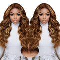 Blonde Glueless 9x6 Lace Front 20in Loose Body Wave Wig - Pre Plucked