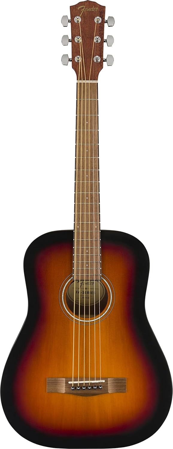 Fender FA-15 3/4 Steel String Acoustic Guitar - 2-Year Warranty, Sunburst