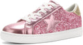 Women's Fashion Star Sneaker Lace Up Low Top - Cushioned Walkers