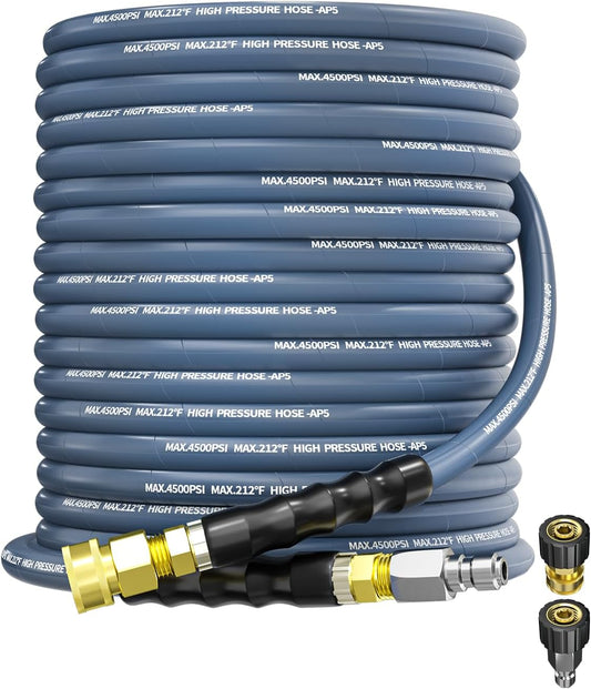 Pressure Washer Hose 75FT 3/8in for Hot and Cold Water Use