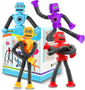 Robot Sensory Toys Telescopic Suction Cup Robot 4PCS - Sensory Fidget
