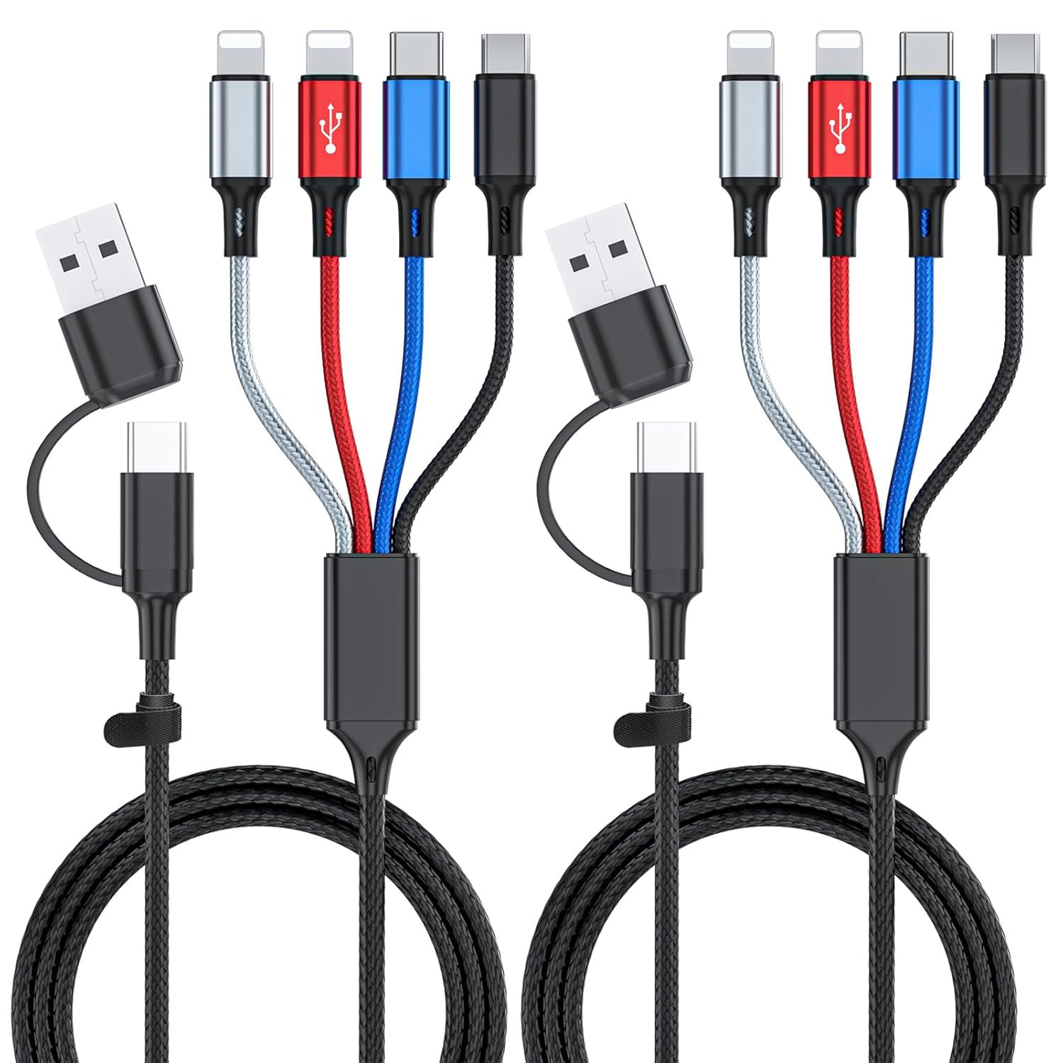 Ankndo Multi Charger Cable Pack - Universal 6ft Fast Charging