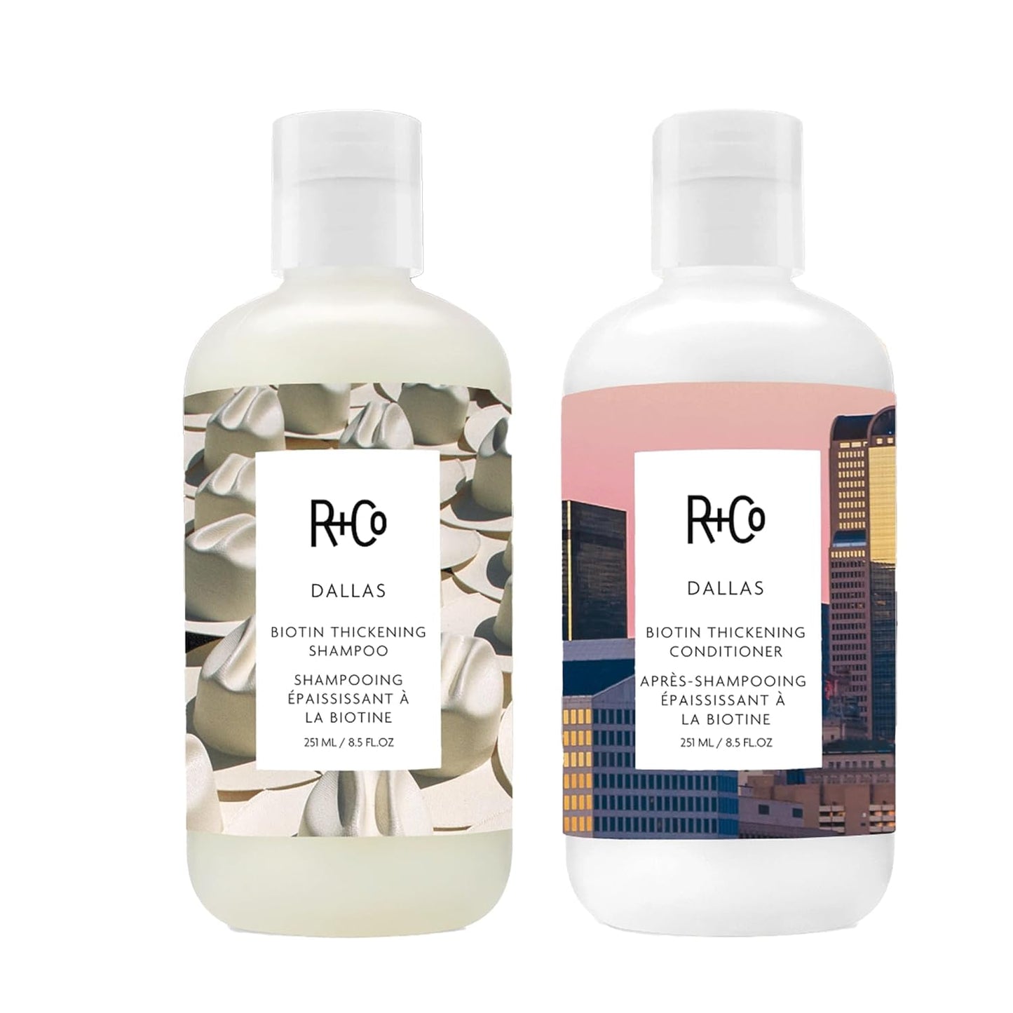 R+Co Dallas Biotin Thickening Shampoo & Conditioner Set for Volume
