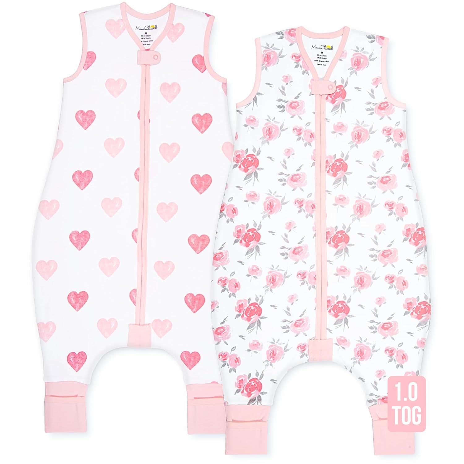 Mama Cheetah Toddler Sleep Sack with Feet for Cozy Nights