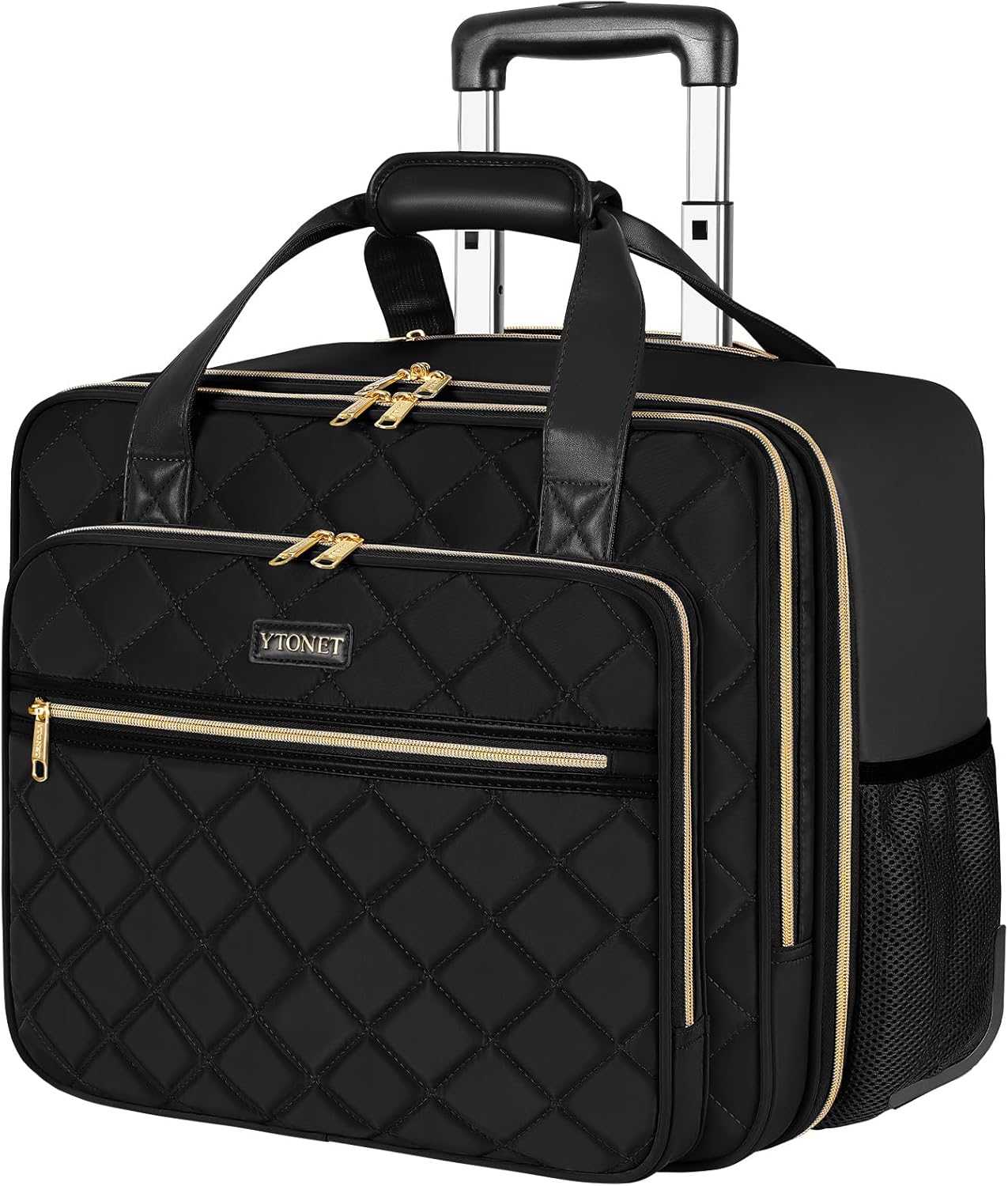 Ytonet Rolling Laptop Bag for Women - Stylish and Practical