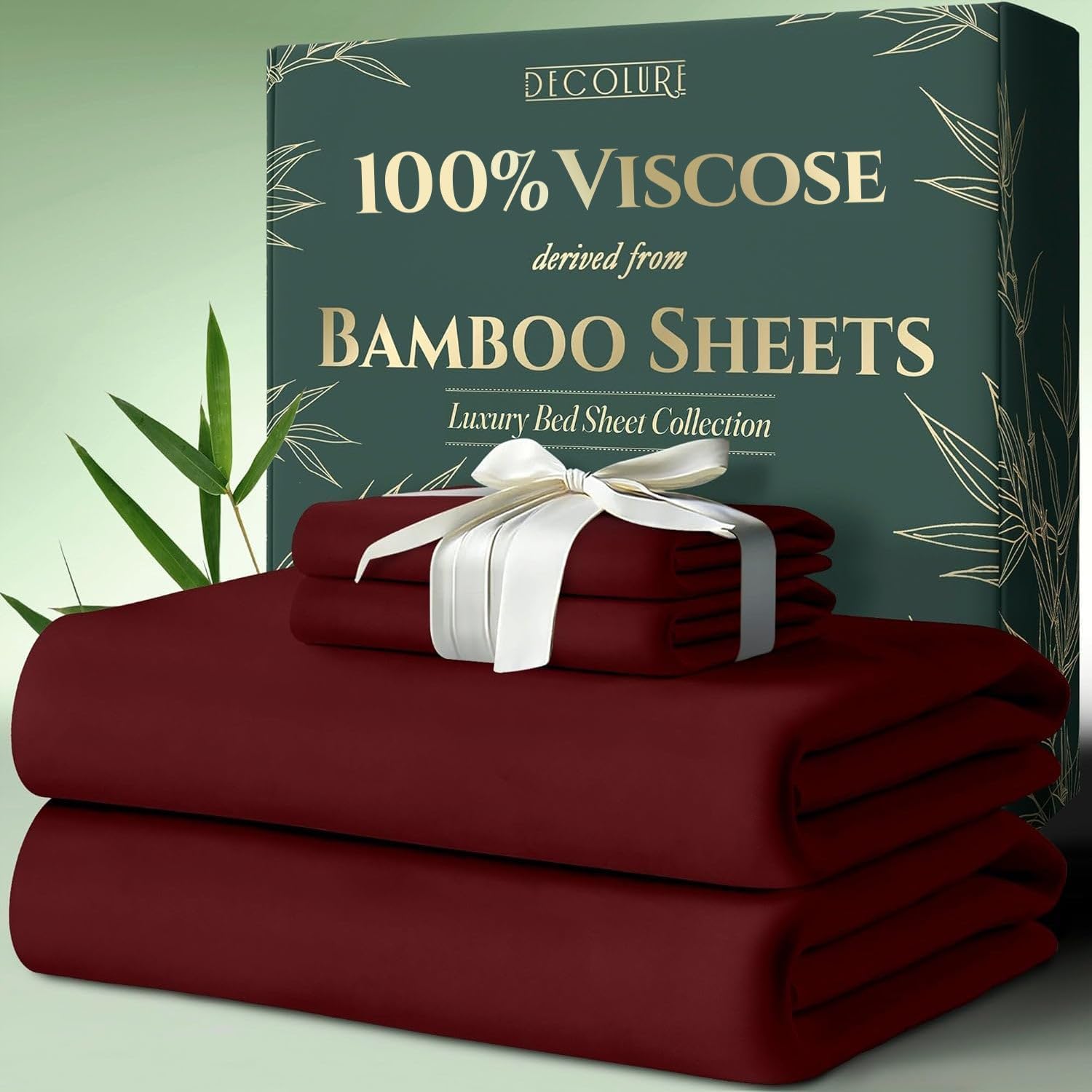 Viscose Derived from Bamboo Twin Sheets Set for Ultimate Comfort