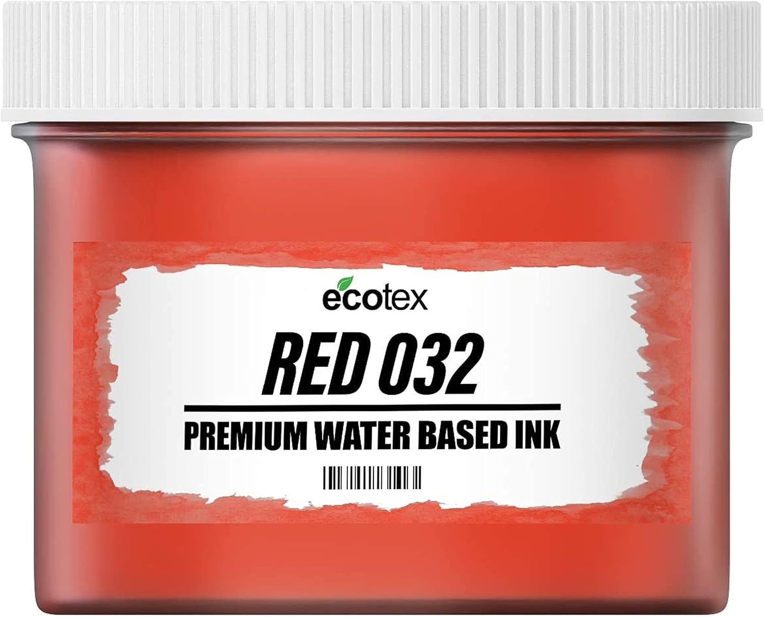Ecotex Screen Printing Ink Red 032 - Water Based Fabric Ink