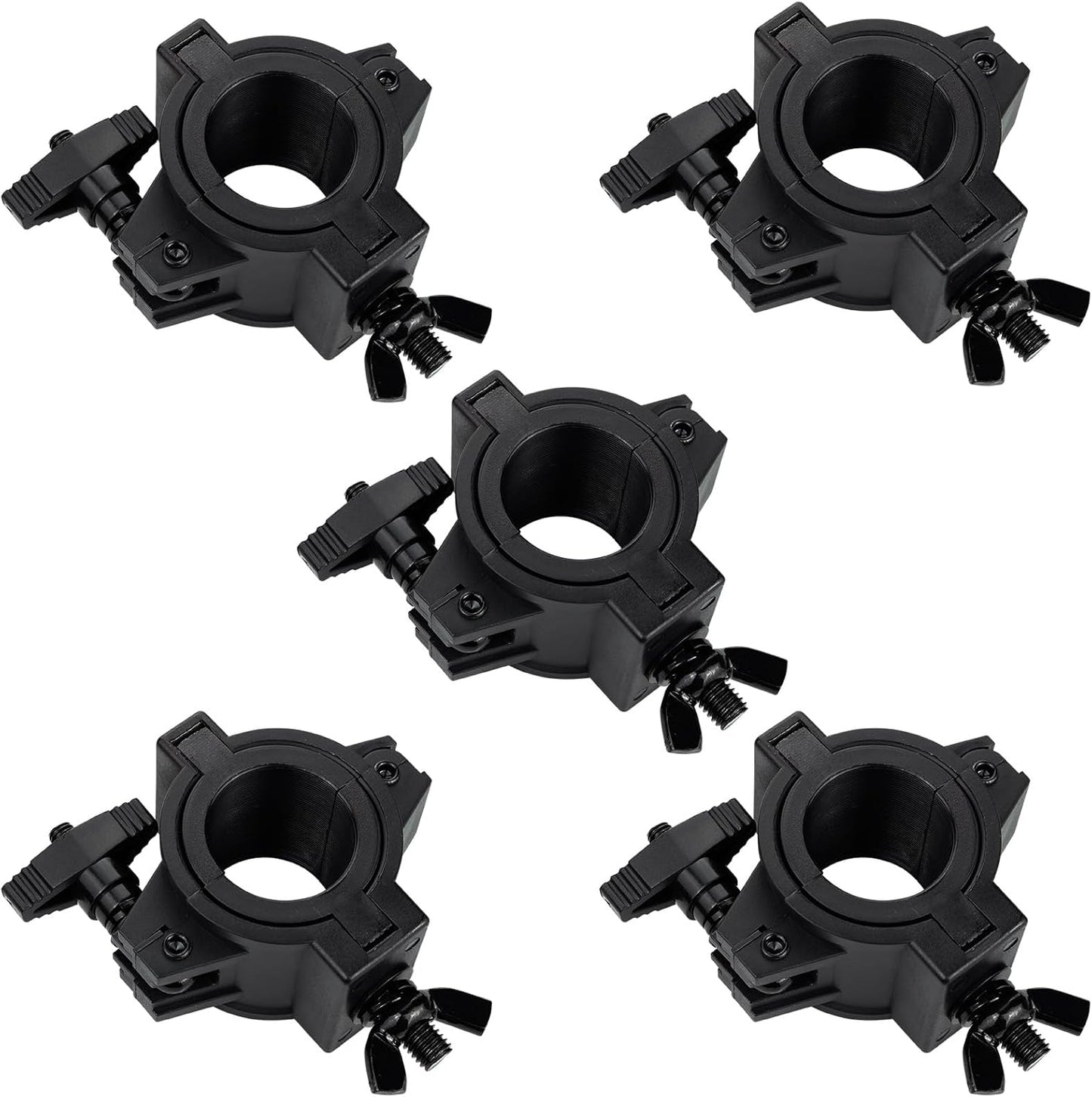 Stage Light Clamp 5 Pack for Studio Theater and DJ Use