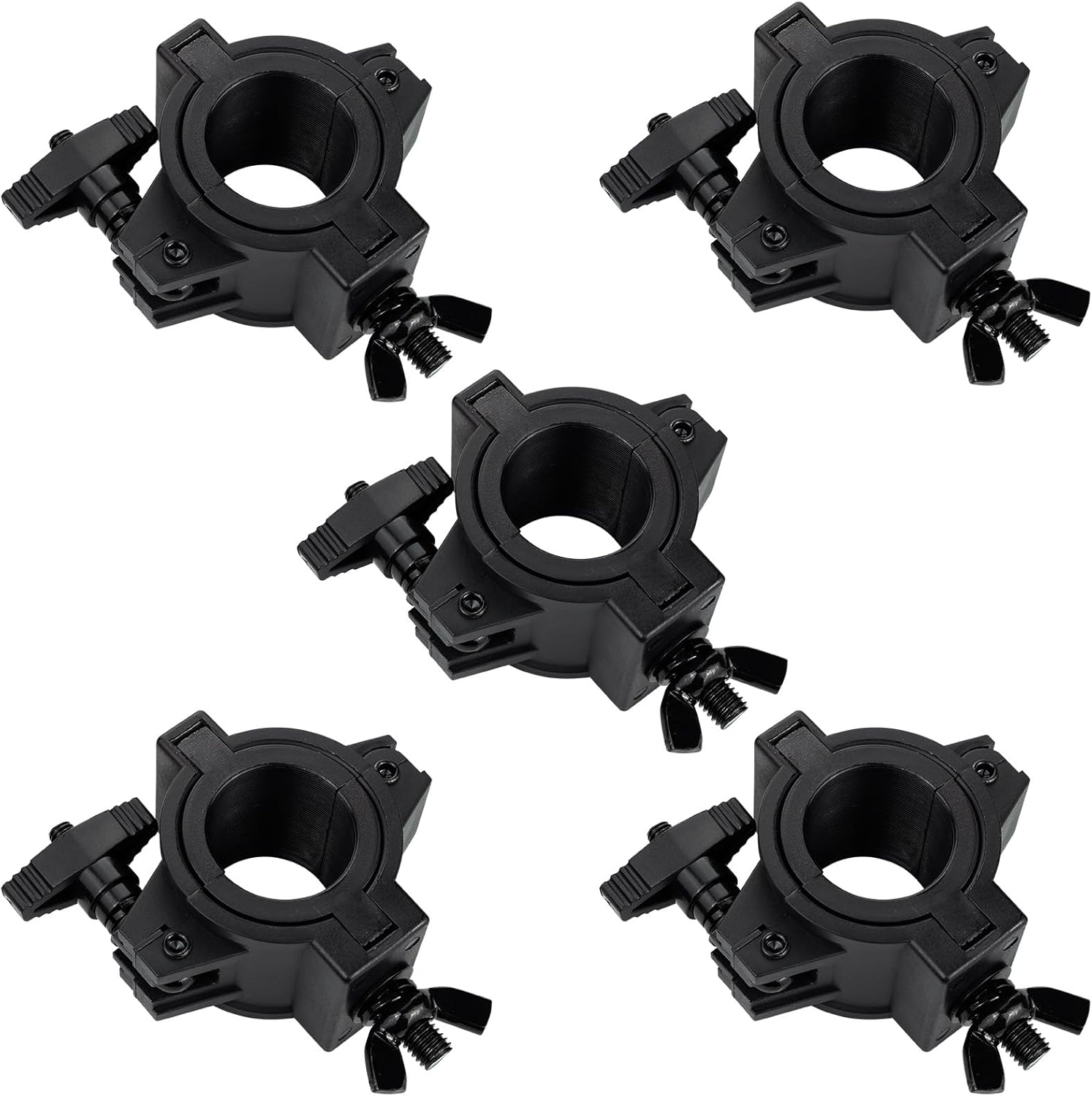 Stage Light Clamp 5 Pack for Studio Theater and DJ Use