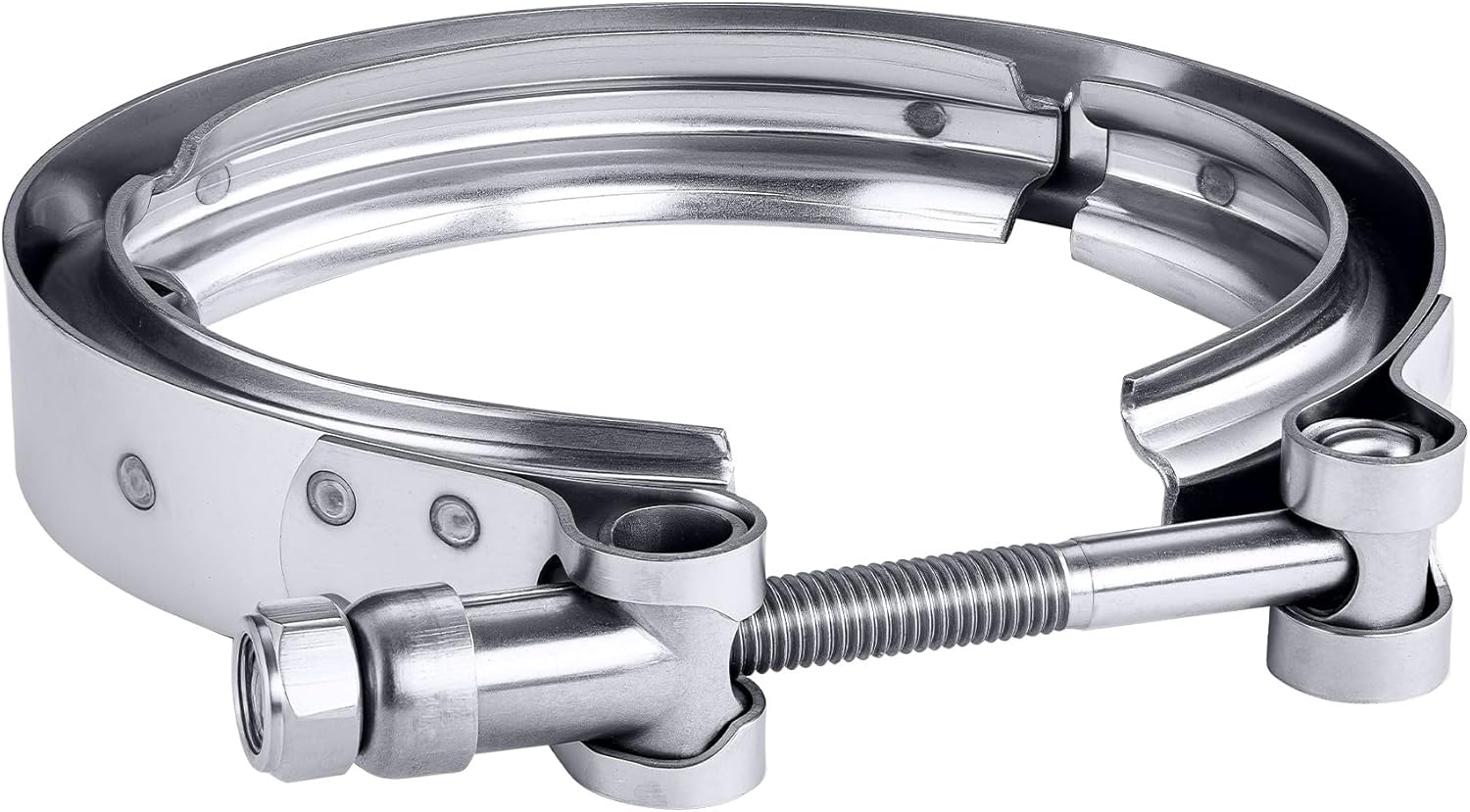EVIL ENERGY V Band Clamp for Flange Kit Stainless Steel 4 in