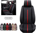 Car Seat Covers Universal Fit Front Premium Nappa Leather - Durable