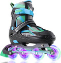 Adjustable Inline Skates for Girls and Boys with Light Up Wheels