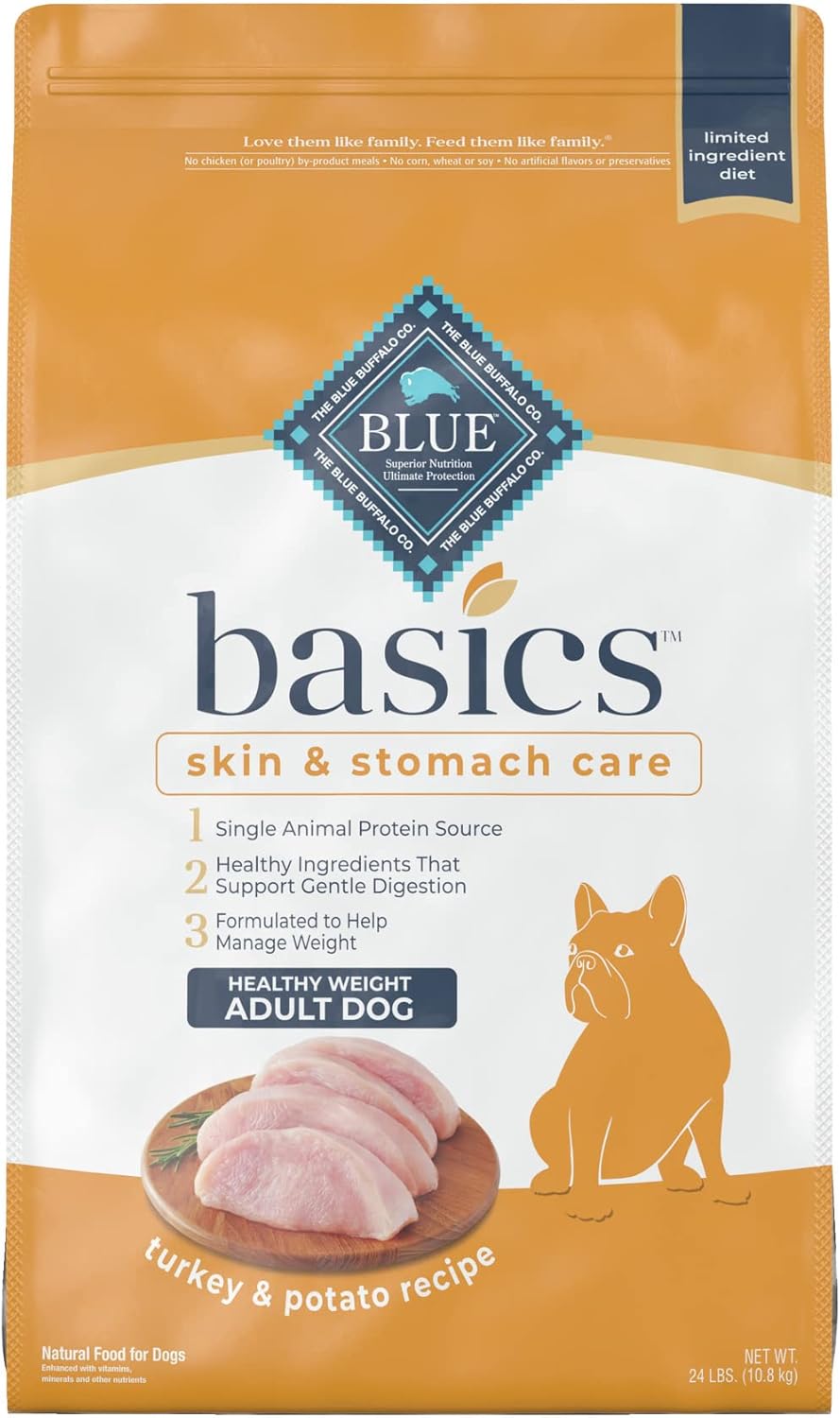 Blue Buffalo Basics Skin & Stomach Care Dry Dog Food for Adults