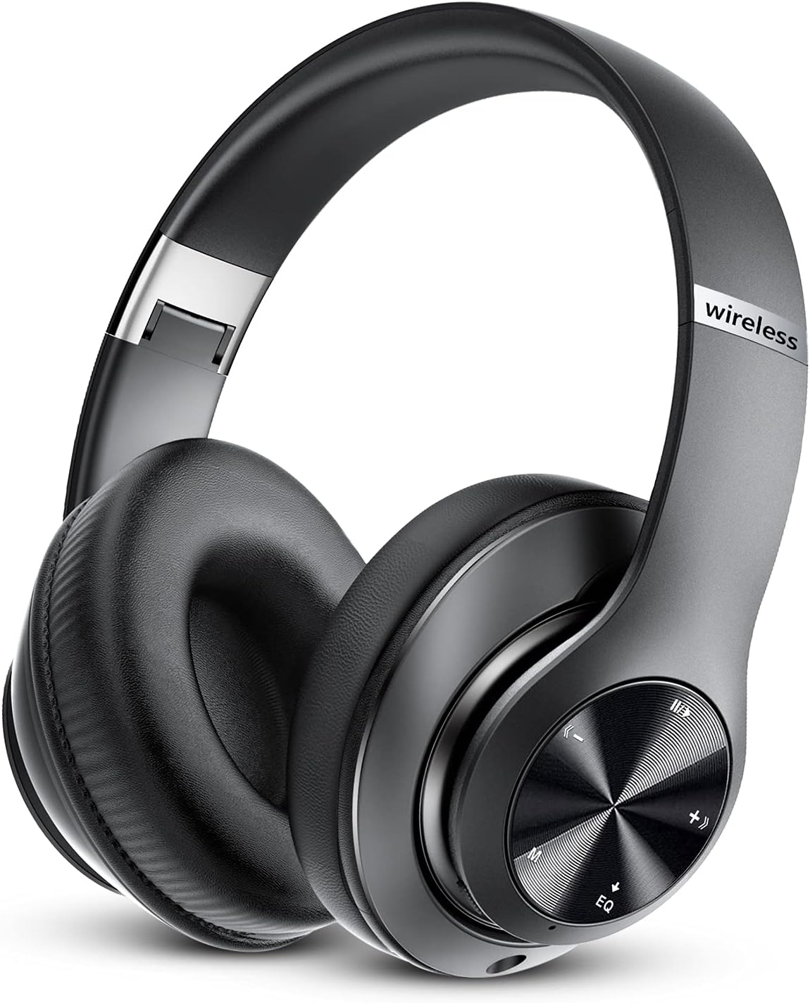 60-Hour Playtime Bluetooth Headphones with Deep Bass
