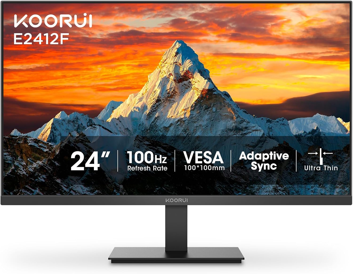 Immersive Full HD 24 Monitor, 100Hz Refresh Rate & Freesync