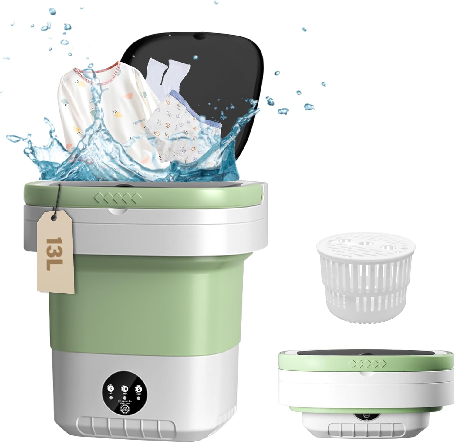 Portable Mini Washer: Deep Clean Baby Clothes