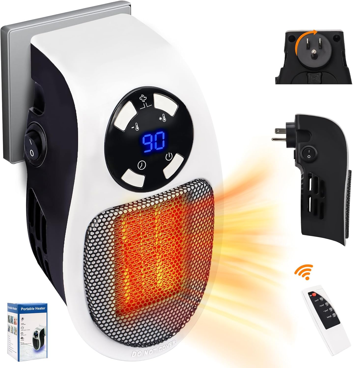 500W Ultra Air Heater - Instant Warmth!