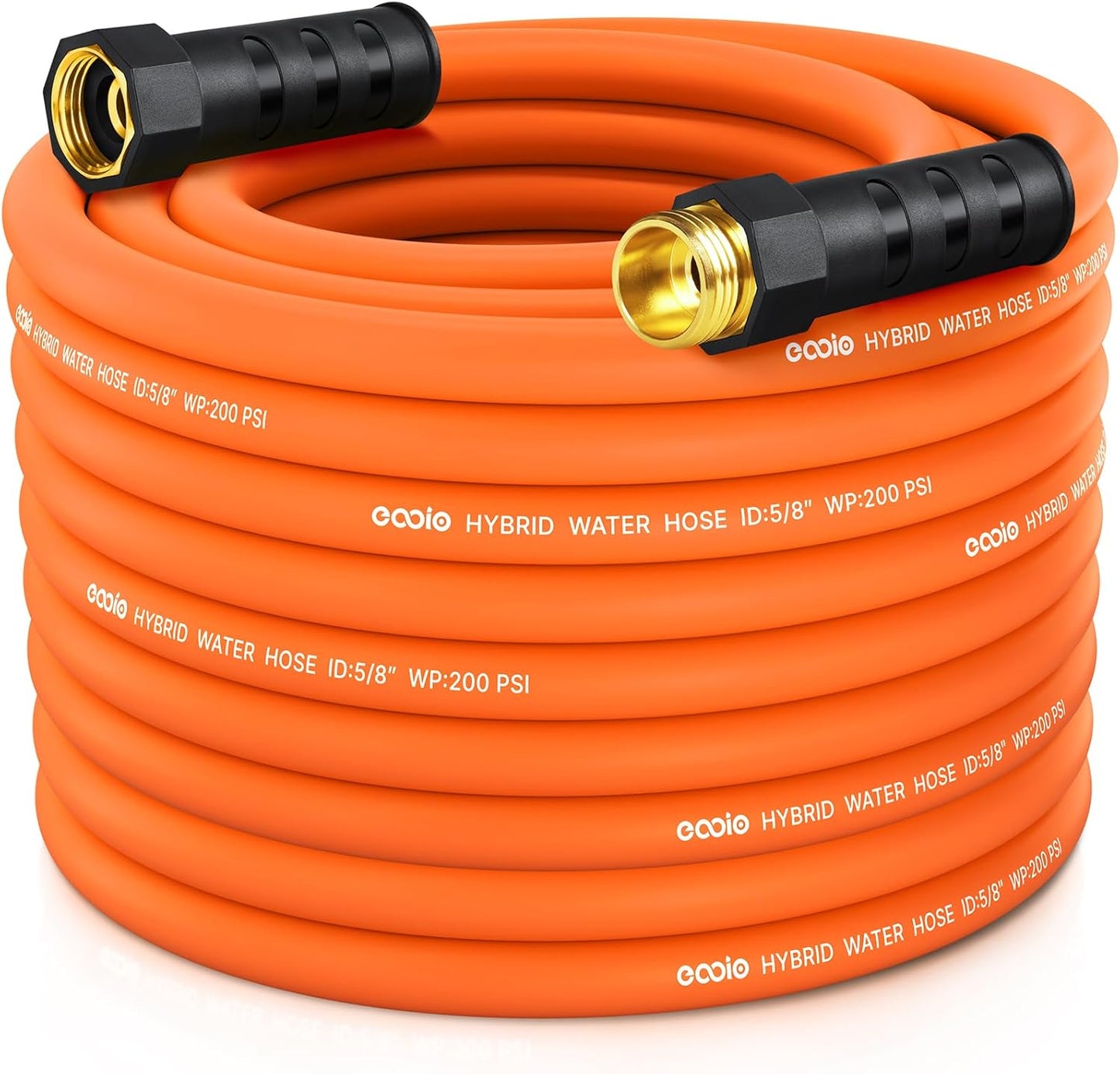 75 ft Non-Expandable Garden Hose - Lightweight and Kink Resistant
