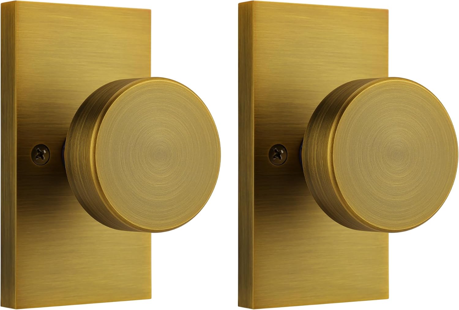 Dummy Door Knobs Interior in Antique Brass for Elegant Homes