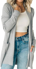Spicy Sandia Women's Knit Cardigan Open Front Long Sleeve Sweater