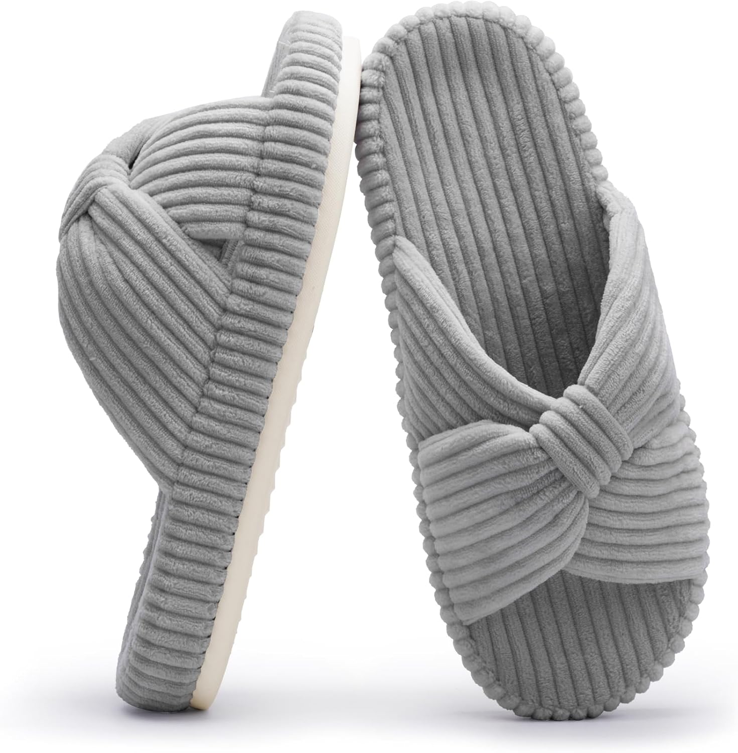 Chantomoo Slippers for Women: Comfy Memory Foam Bow Slippers