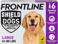 FRONTLINE Shield Flea & Tick Treatment for Large Dogs - 6 Count